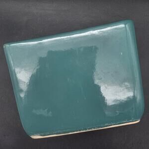 McCoy Green Rectangle Planter Vintage USA Pottery Ceramic